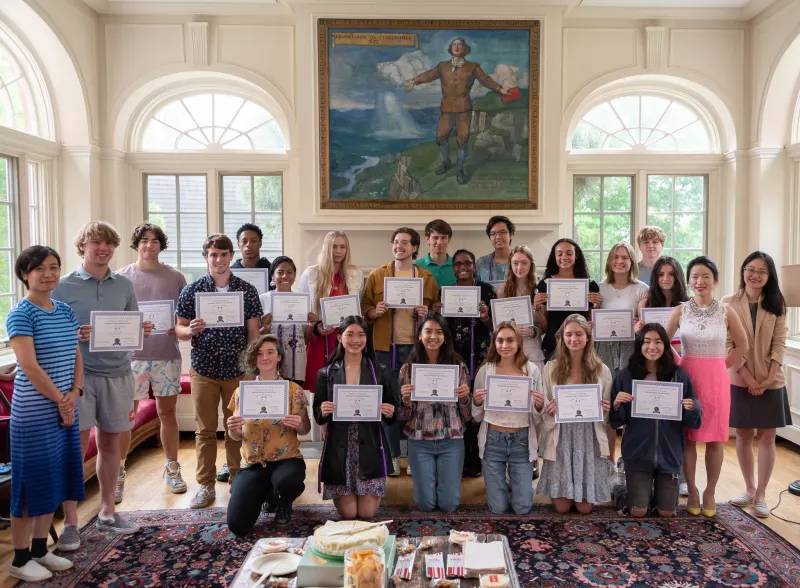 25 Students Inducted into the National Chinese Honor Society