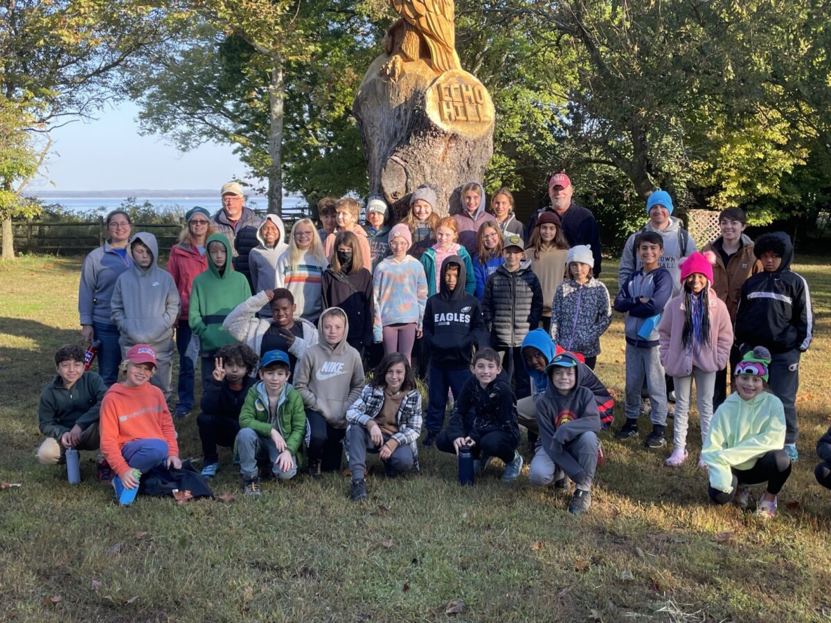 5th grade students at echo hill outdoor school