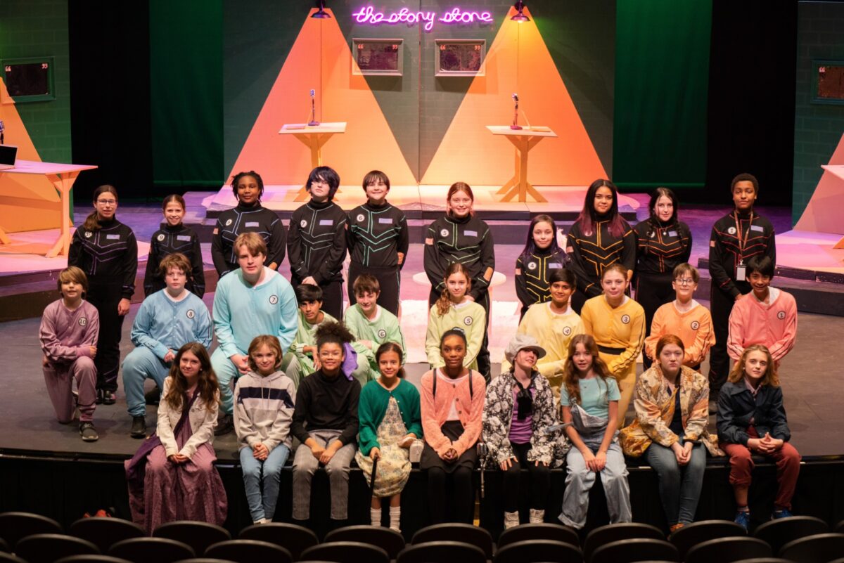 Middle School theater students