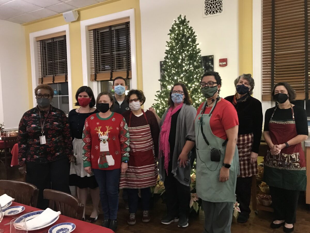 people wearing masks