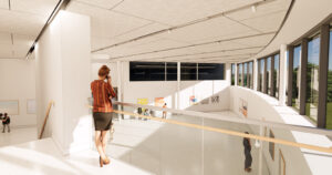 Architectural rendering of CLA Gallery