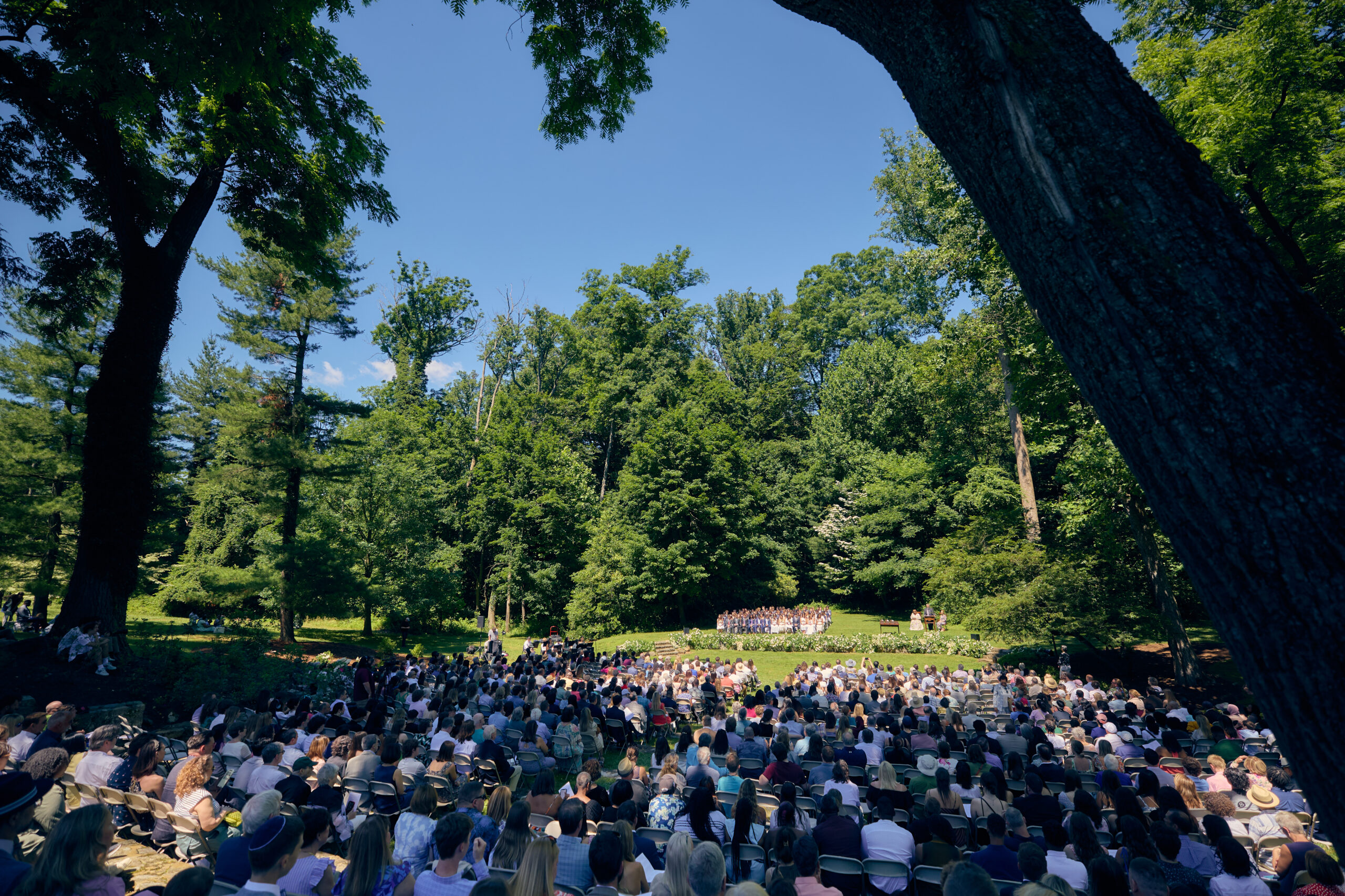 View of the entire Greenwood at the 2024 commencement ceremony